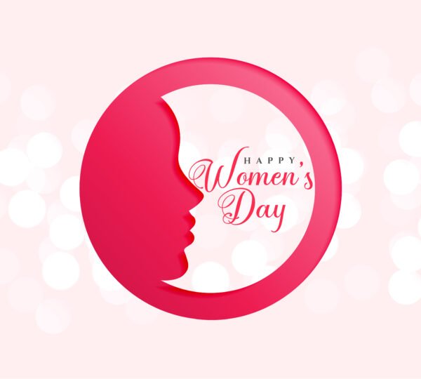 creative design of happy women's day celebration